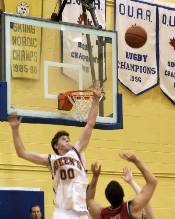 St. Theresa raising "Jonny O" to the rafters