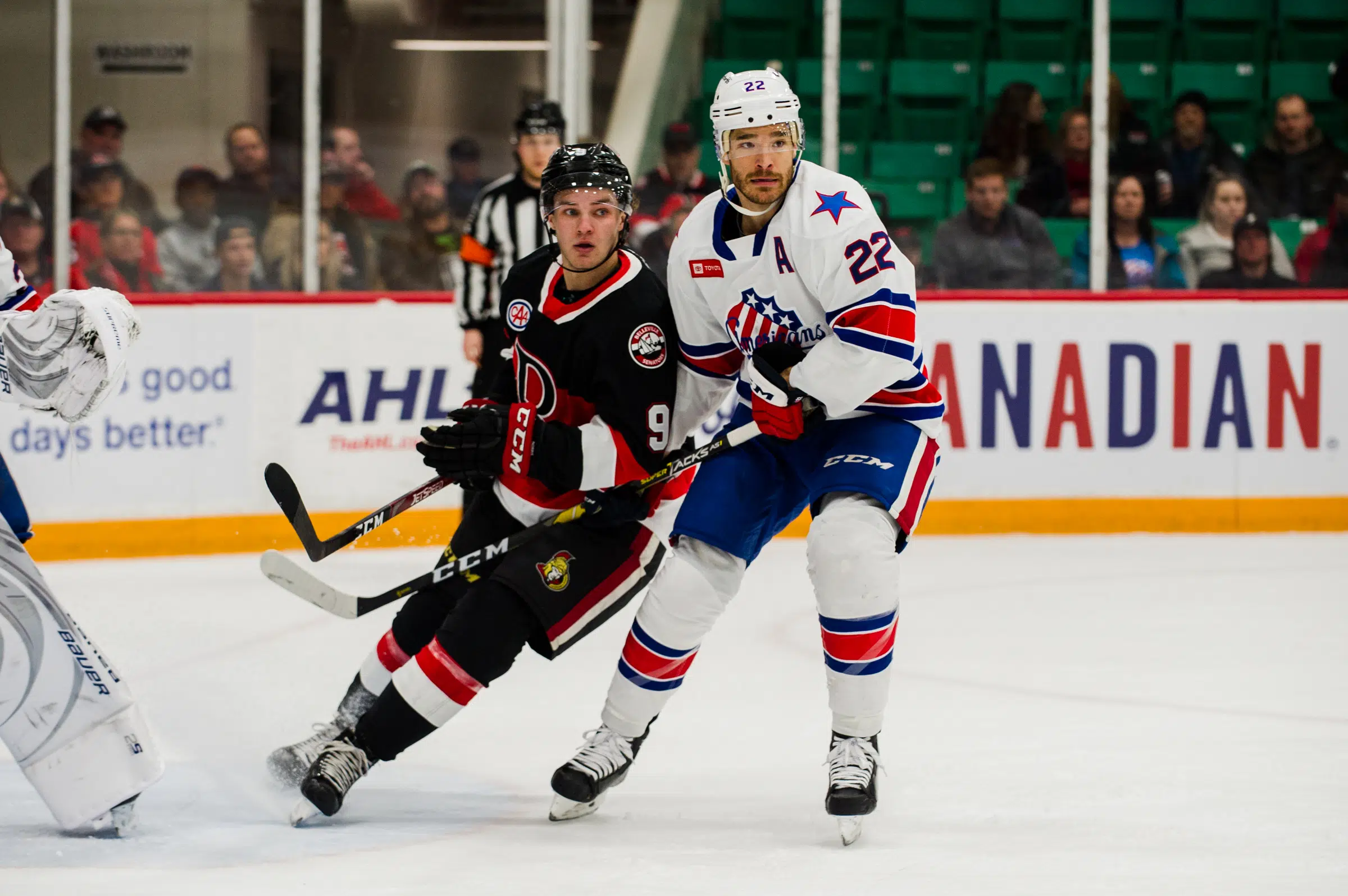 Amerks outmuscle B-Sens in overtime