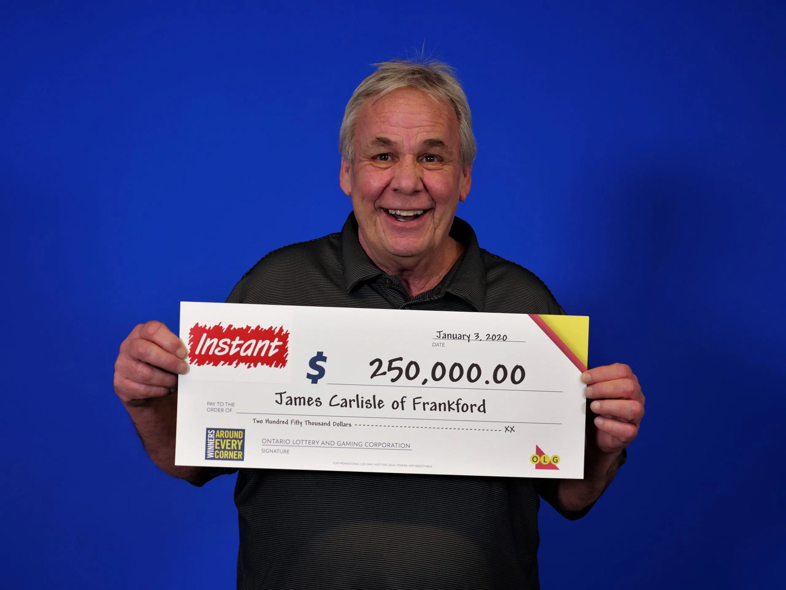 Frankford man wins $250,000 lotto prize