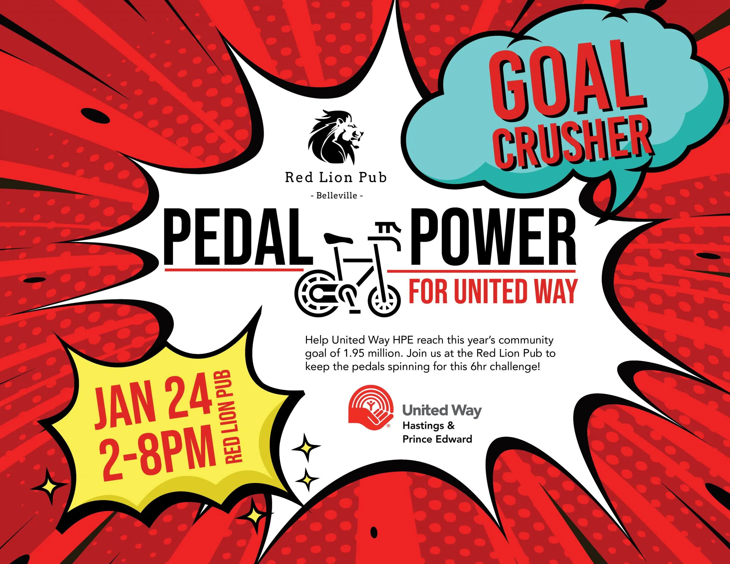 Pedal Power weekend coming for the United Way HPE