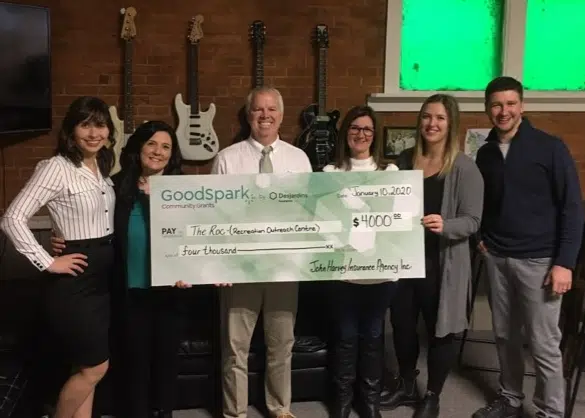 Company donates to help community