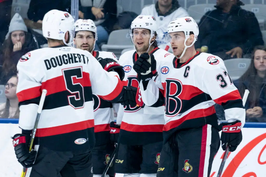 B-Sens beat the Marlies to extend lead in AHL North