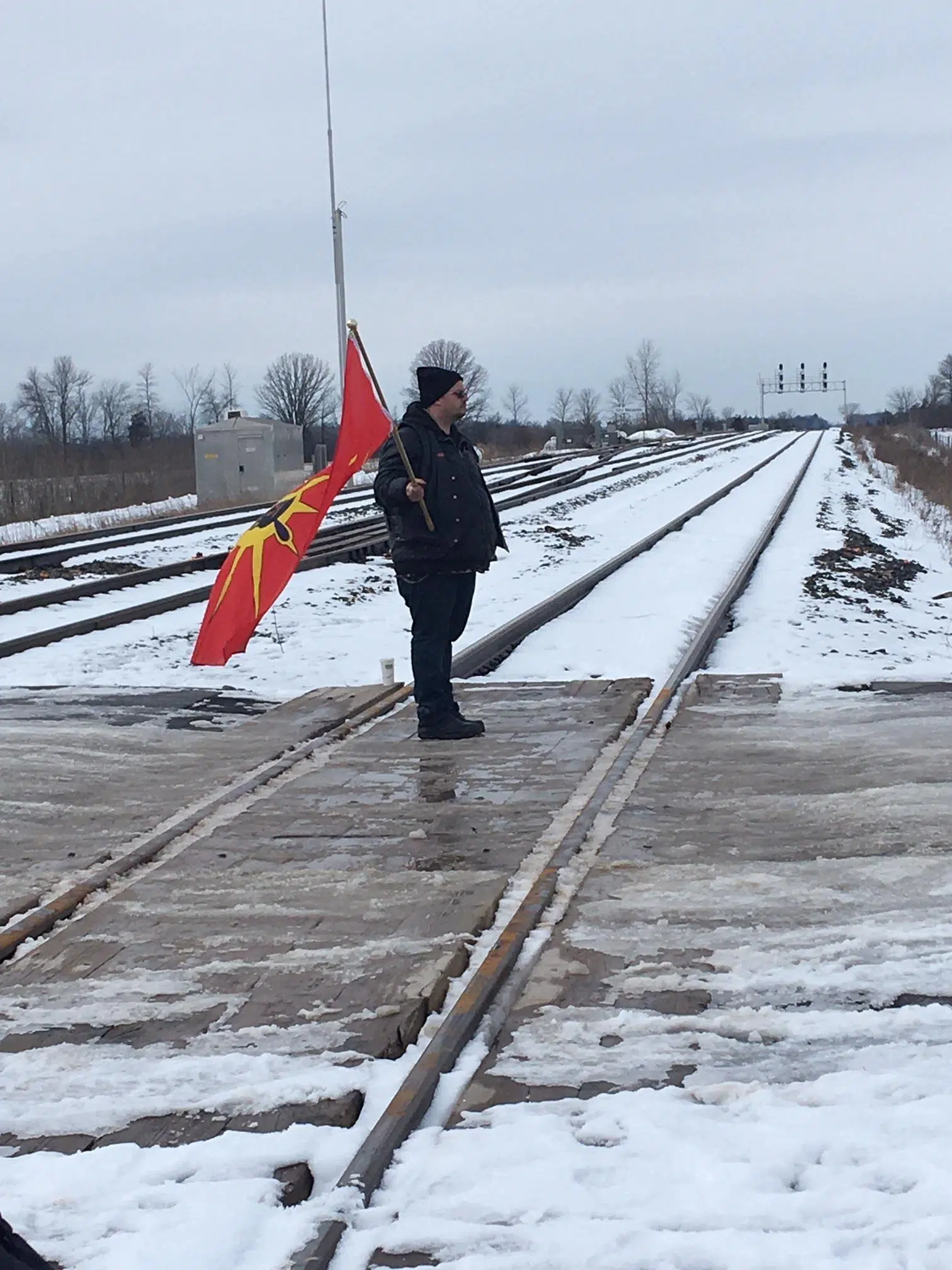 Protest continues at Wyman Road