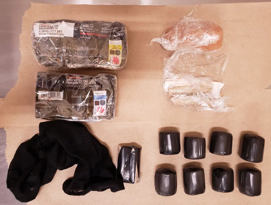 Drone, drugs seized at Collins Bay