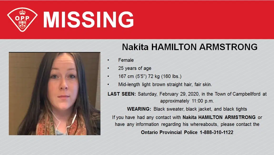 Last seen in Campbellford