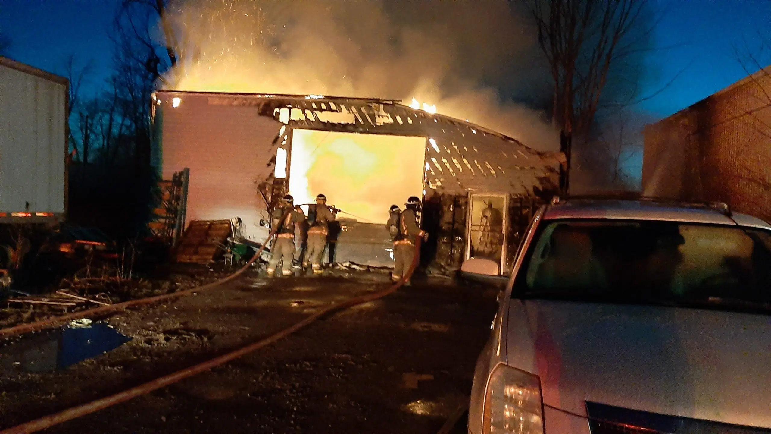 Belleville structure fire update