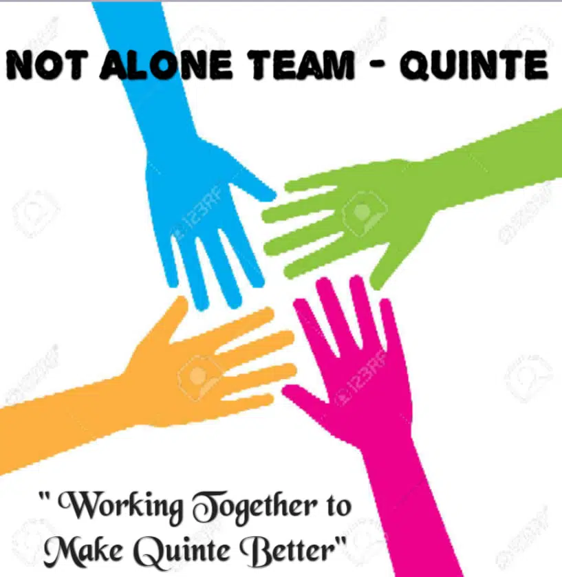 Not Alone Team Quinte gearing up for busy holiday season