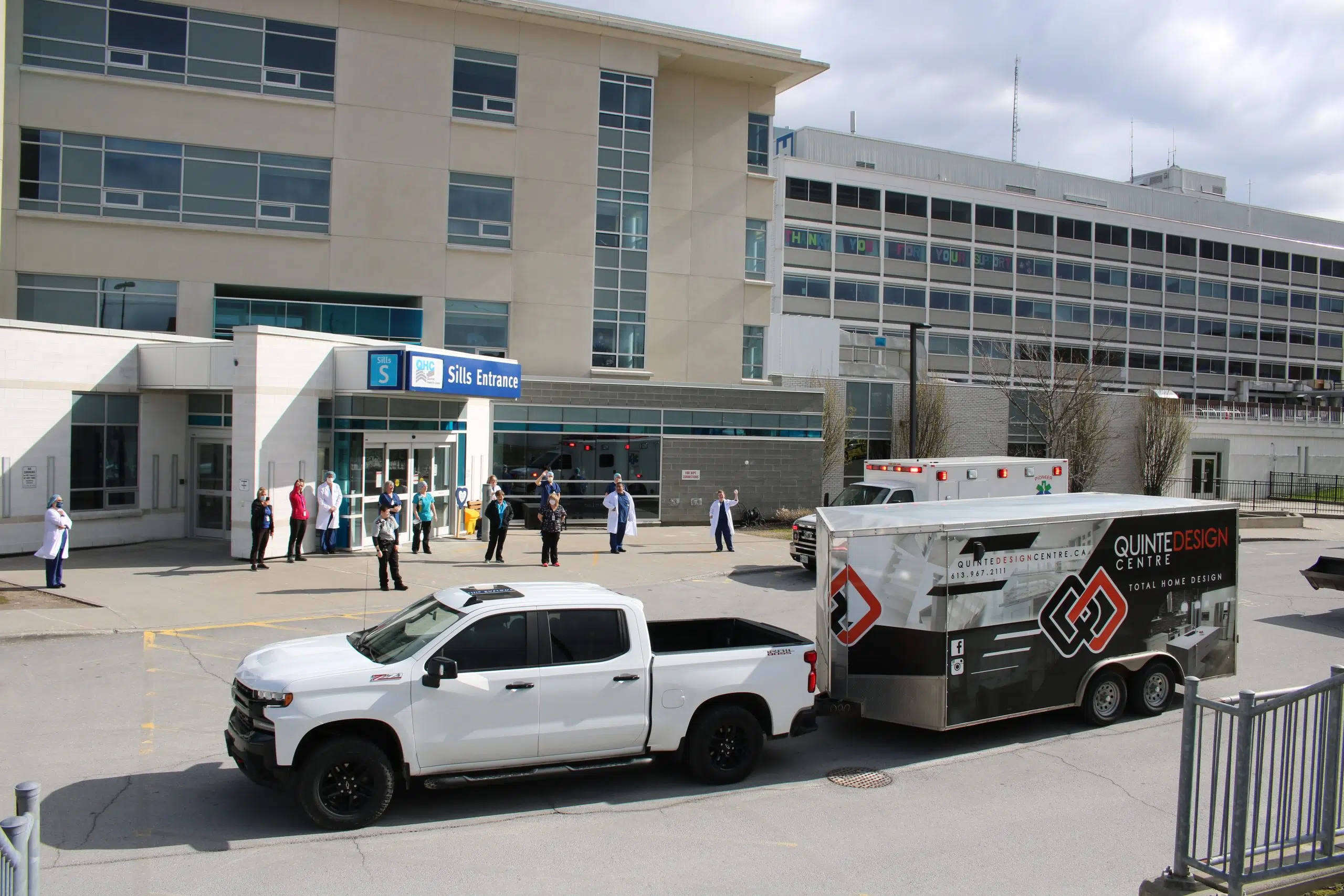 Quinte Home Builders' Association shows "truckloads of support" for frontline health workers