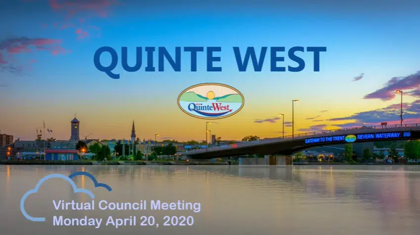 Quinte West Council makes some COVID-19 related decisions during virtual meeting