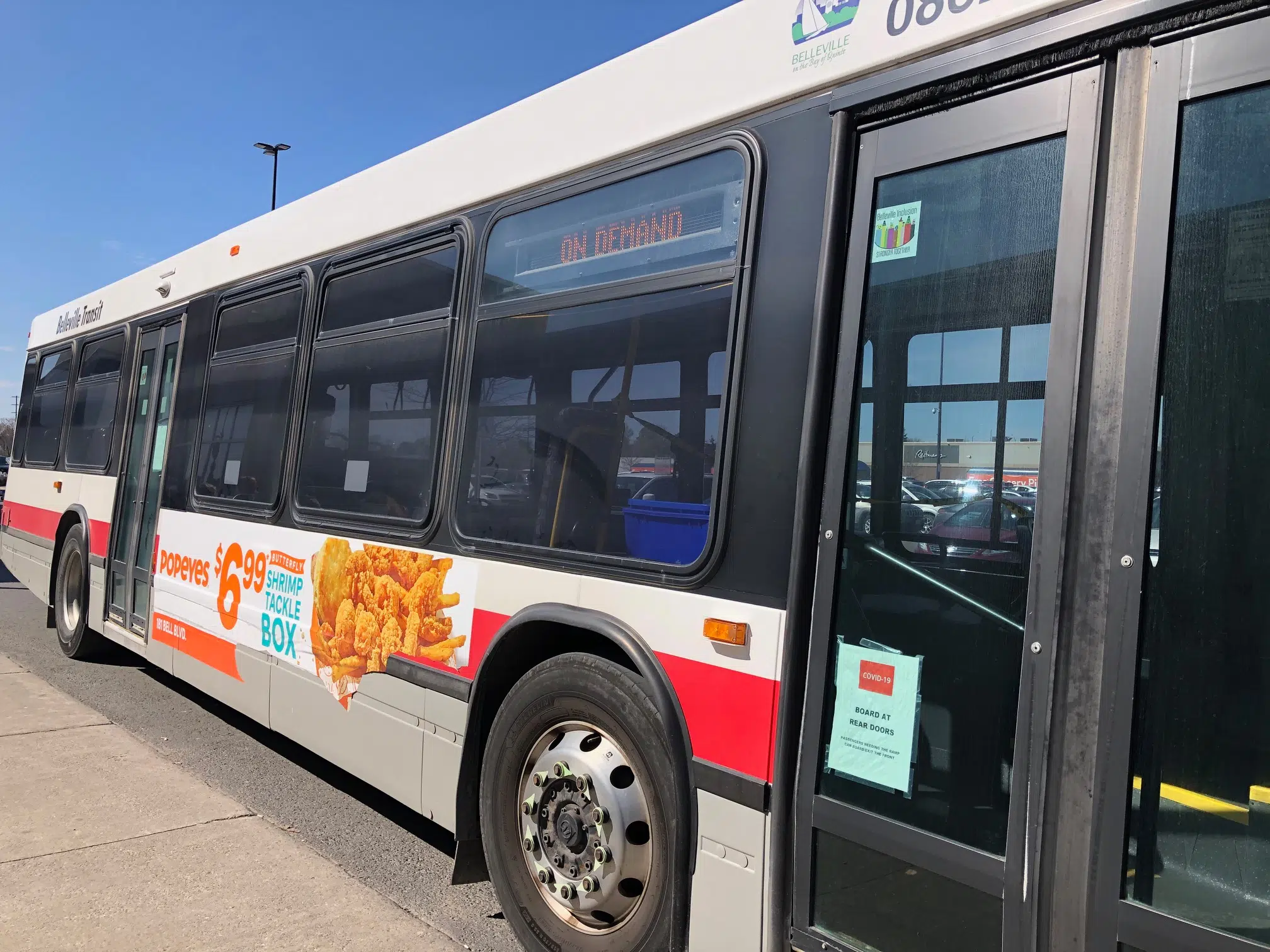 Accessible bus stop work underway