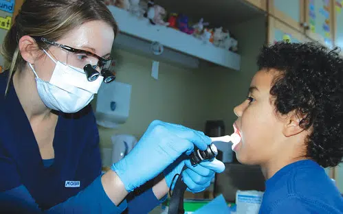 A "gap" in dental care