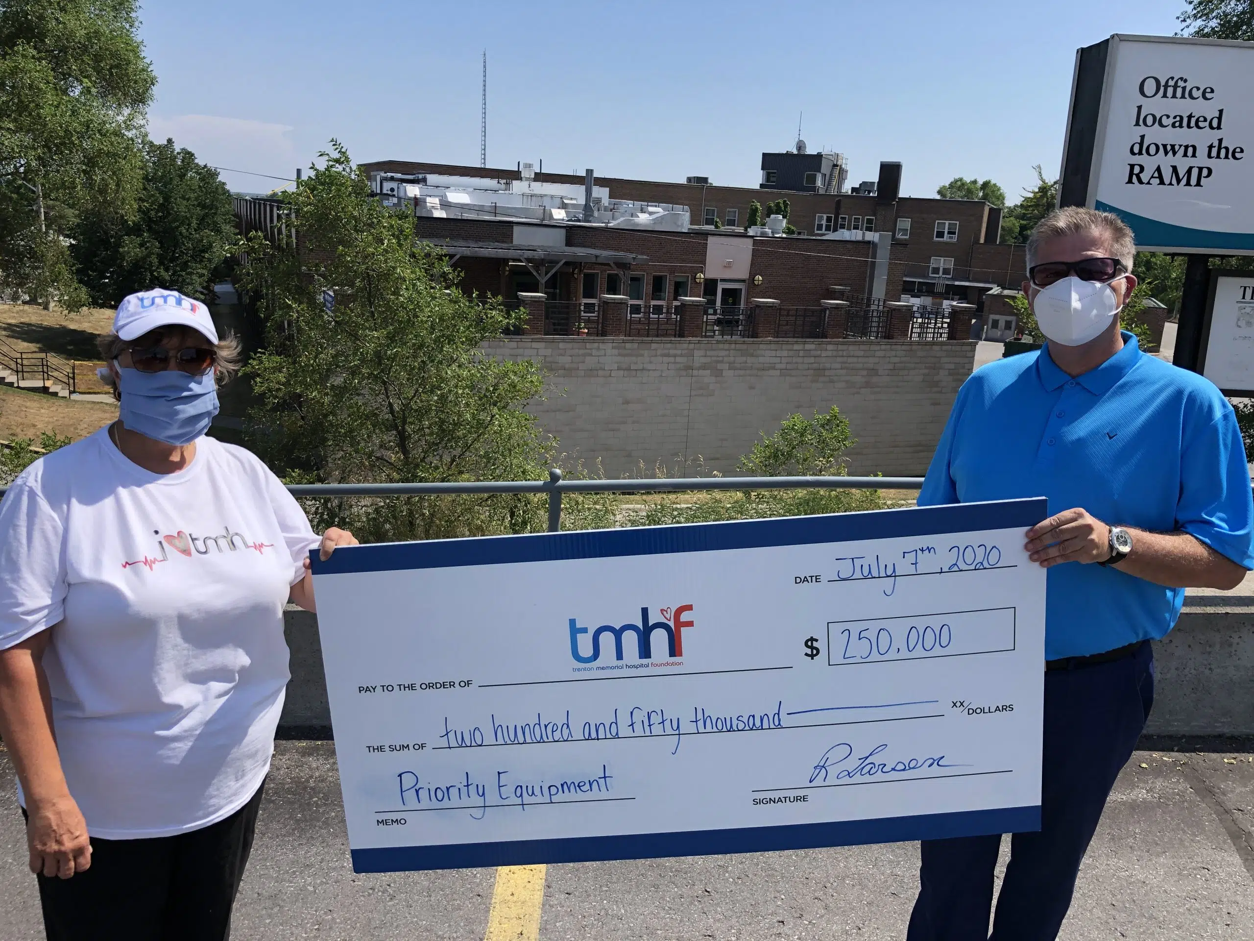 Ruth Larsen steps up again for local health care