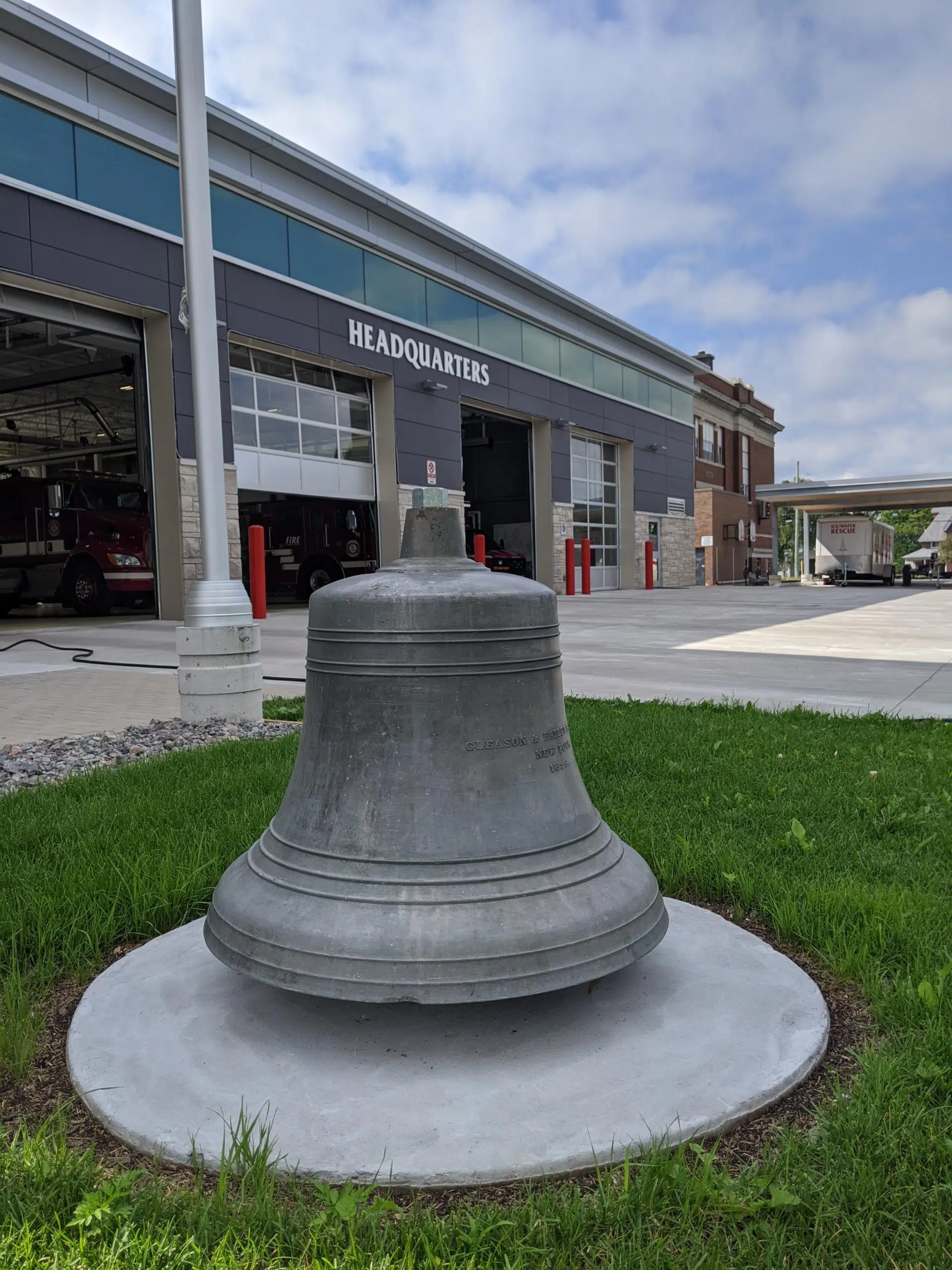 Fire bell finds new home