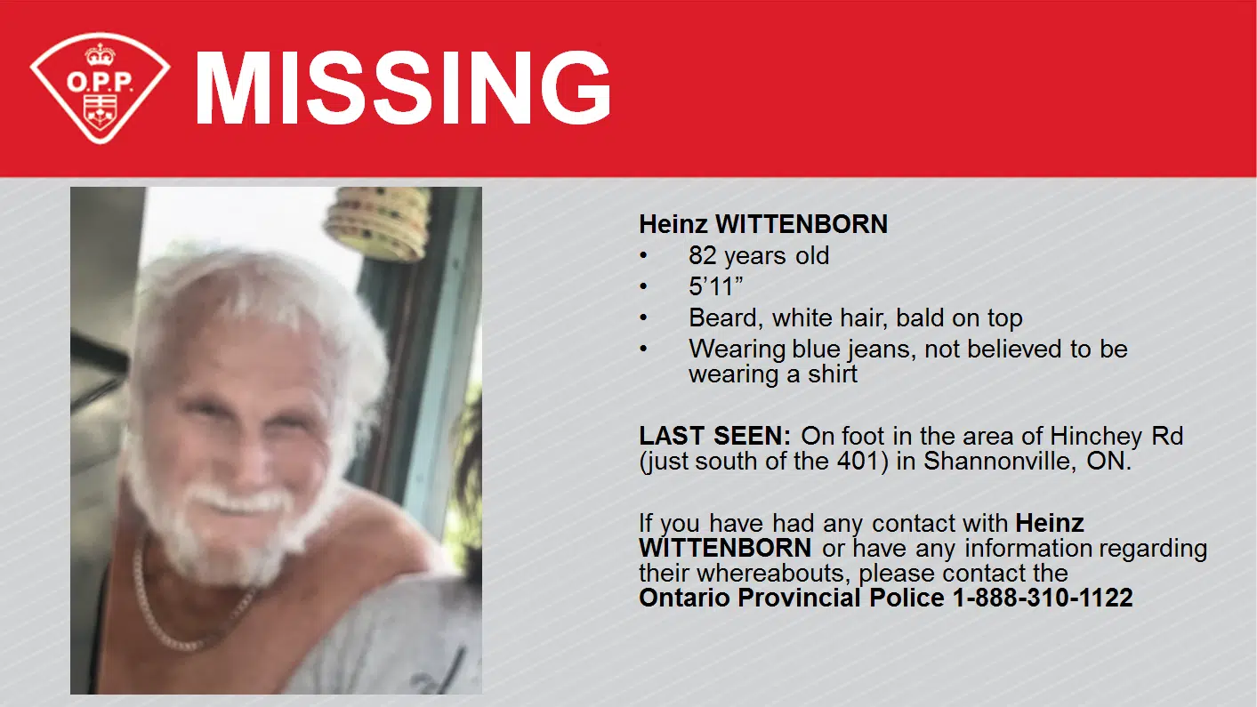 Elderly man missing