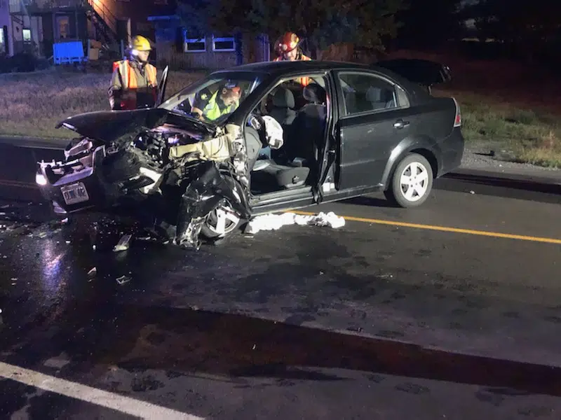 UPDATE:  Head-on crash in Quinte West