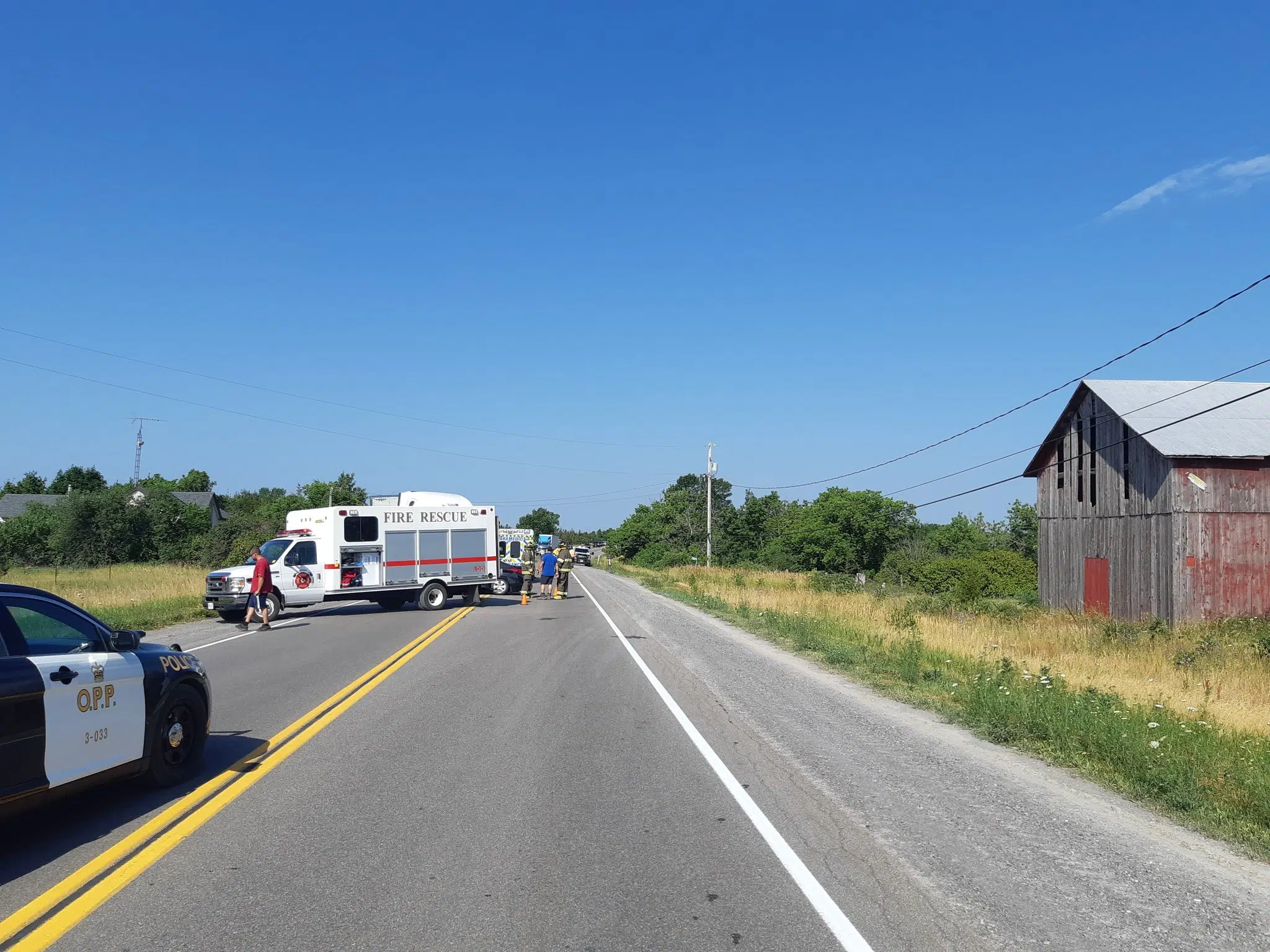 Serious crash in northern PEC