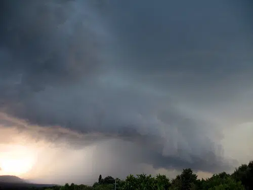 Hit and run rainstorm