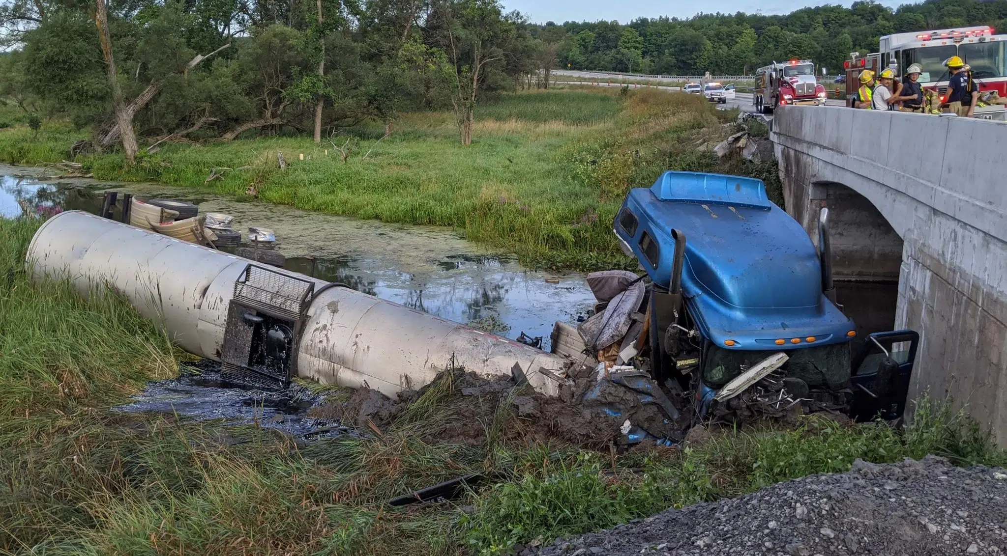 PHOTOS: Eastbound 401 closed at Odessa (marker 599)