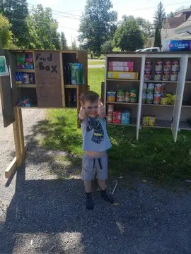 Marmora boy's food box helps those in need