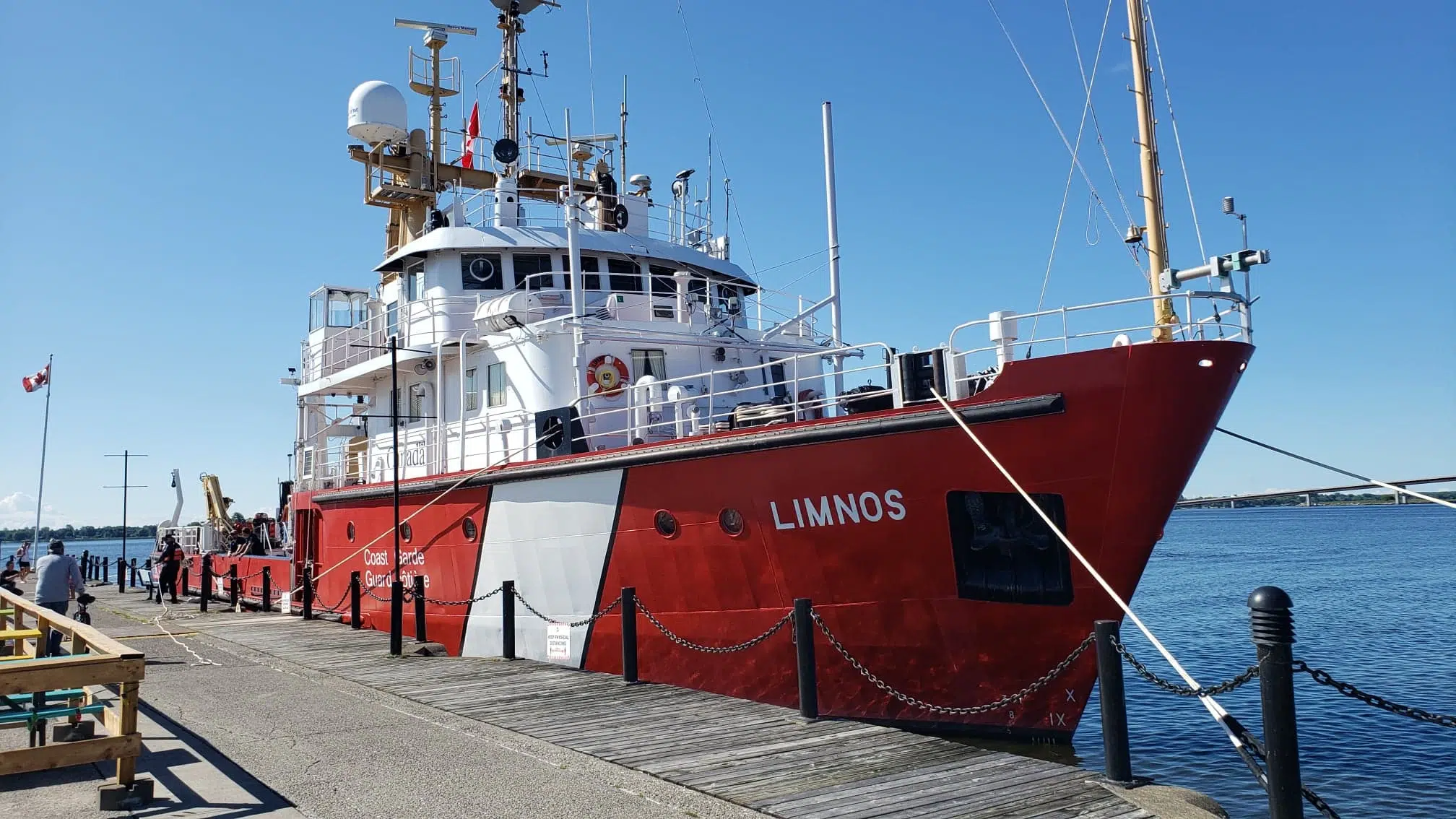 Coast guard vessel arrives in Belleville