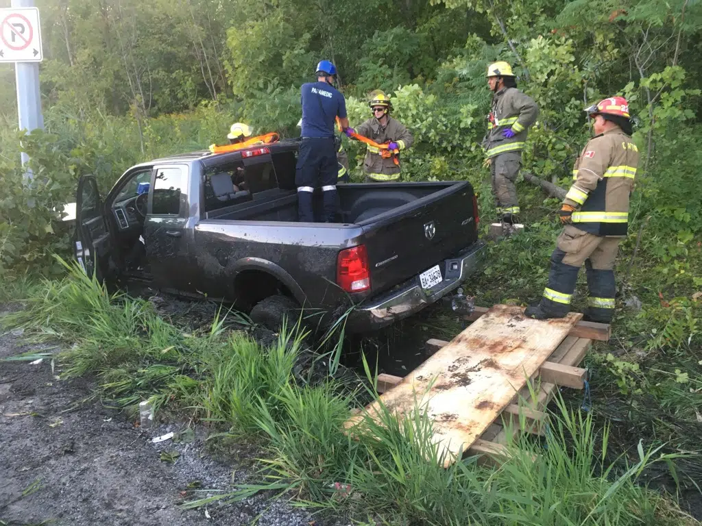 Truck into the bush