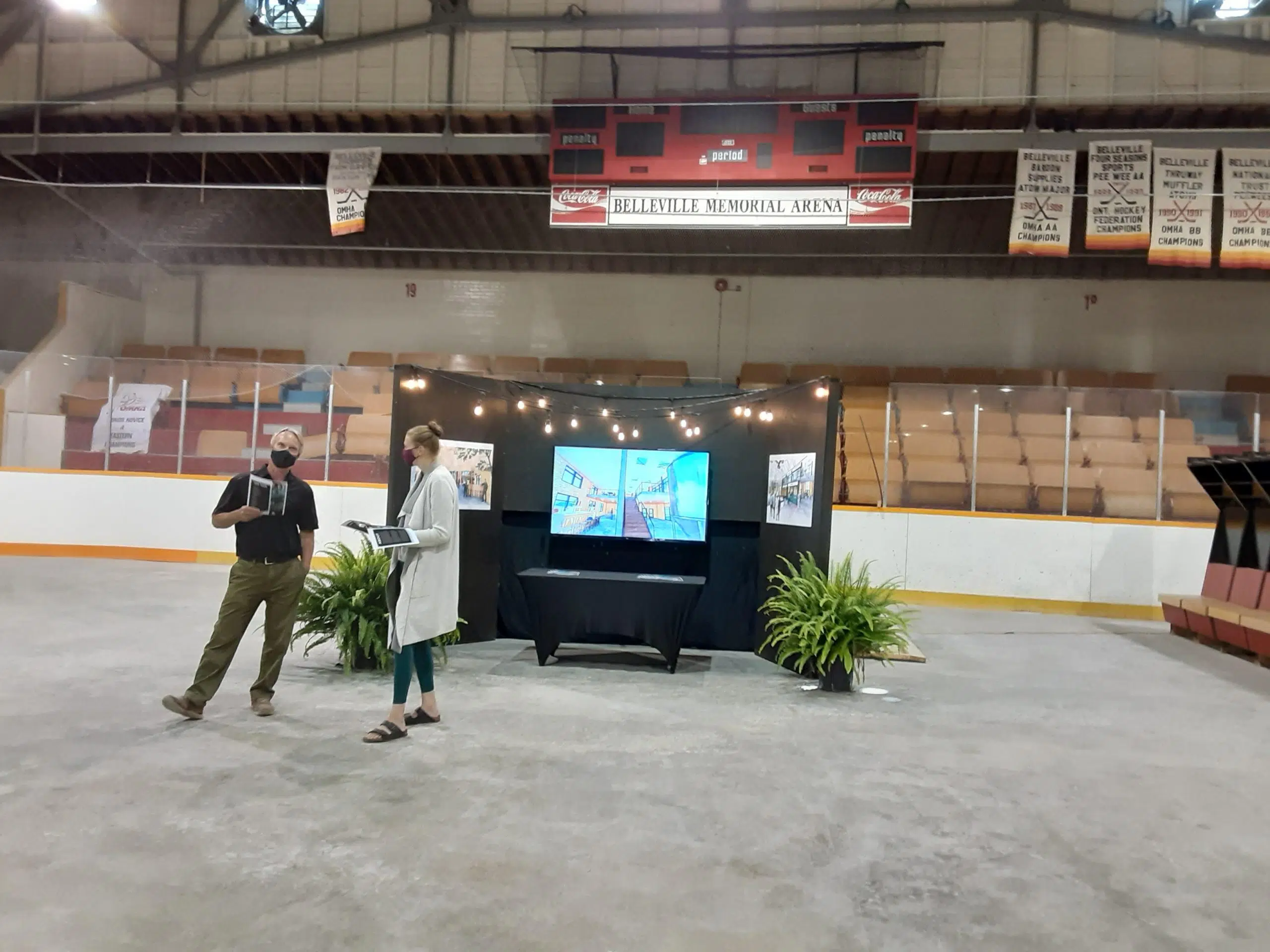 Prospective Market Place tenants tour former Memorial Arena