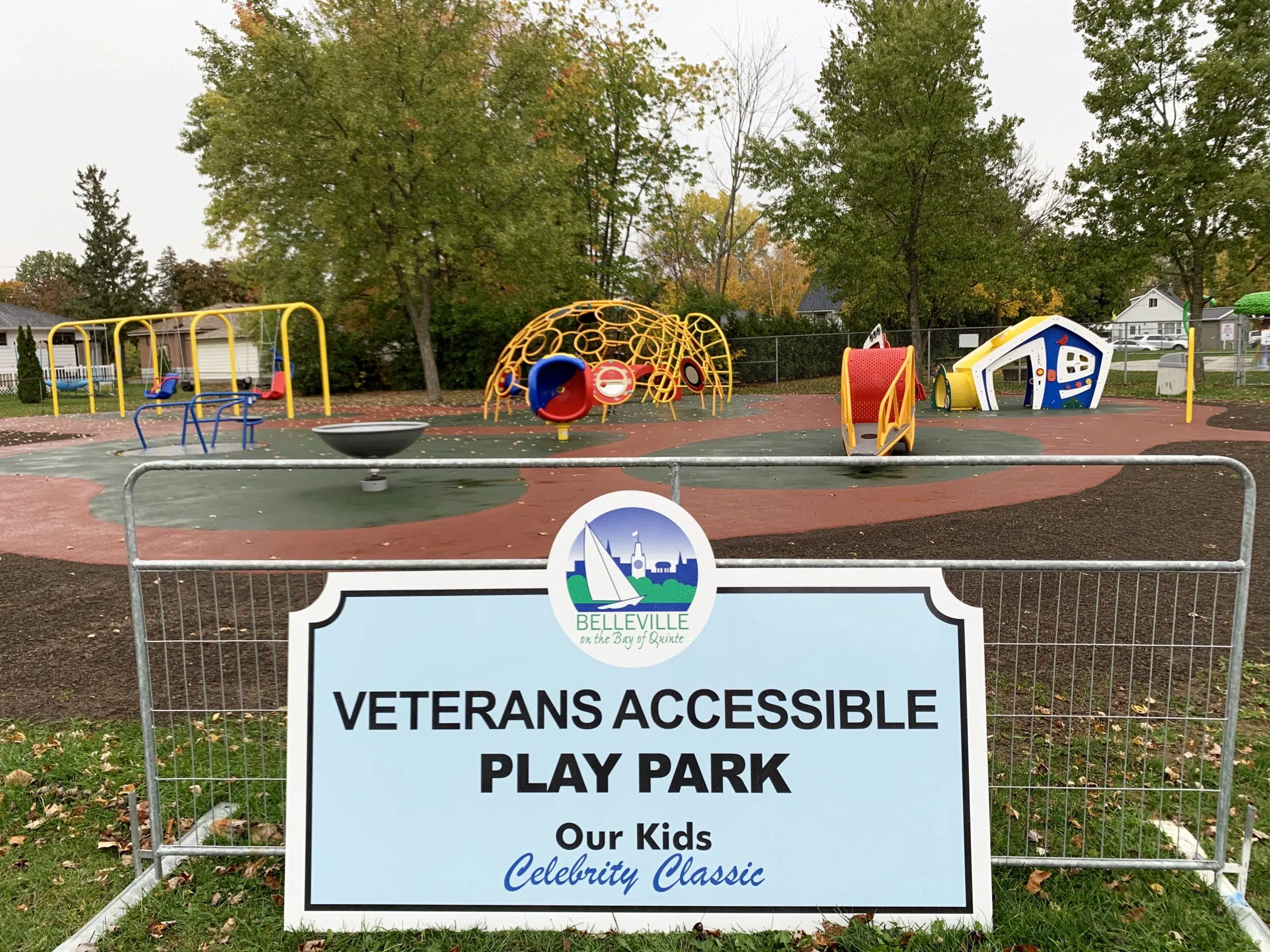 Veterans accessible playground officially opened