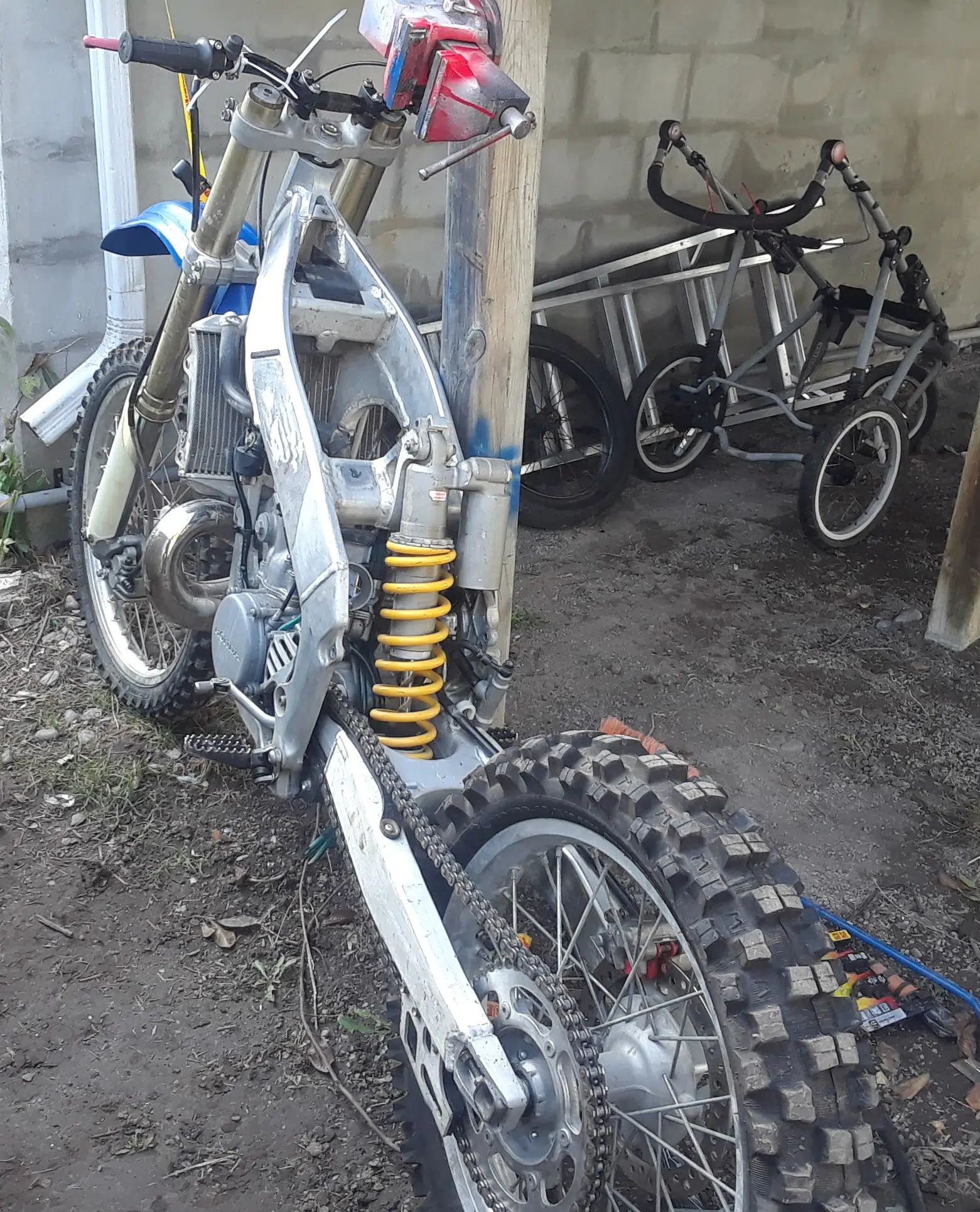 Stolen dirt bike recovered by owner