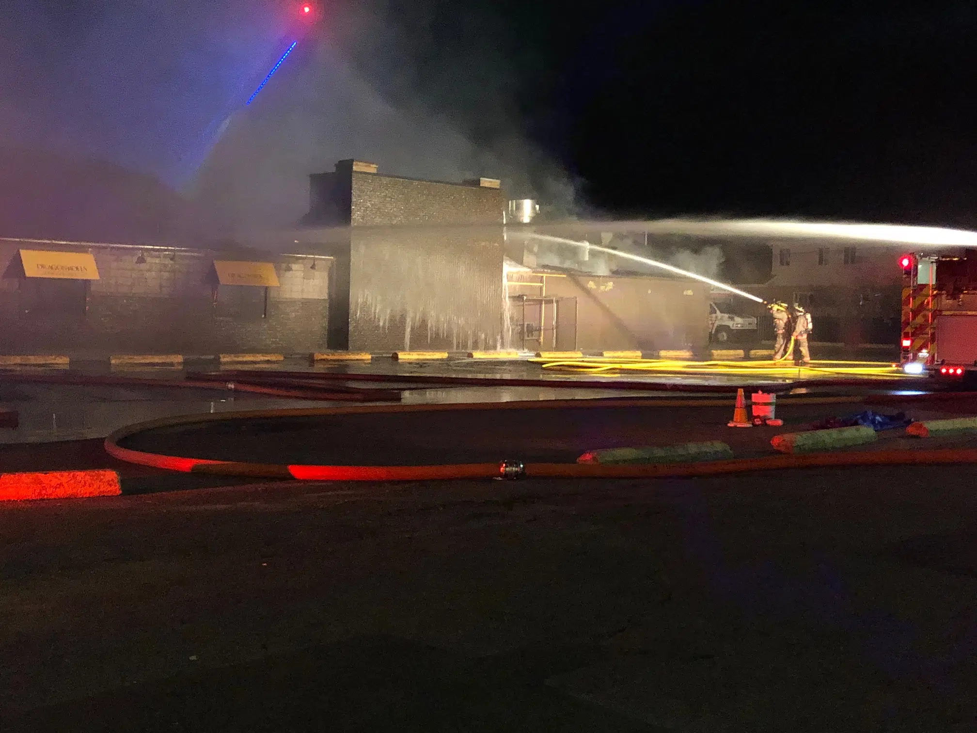Restaurant fire in Belleville