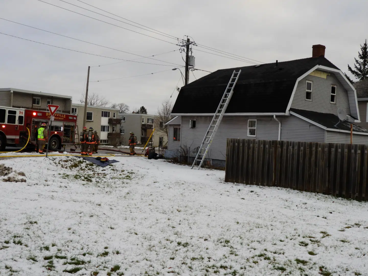 Small fire in Belleville