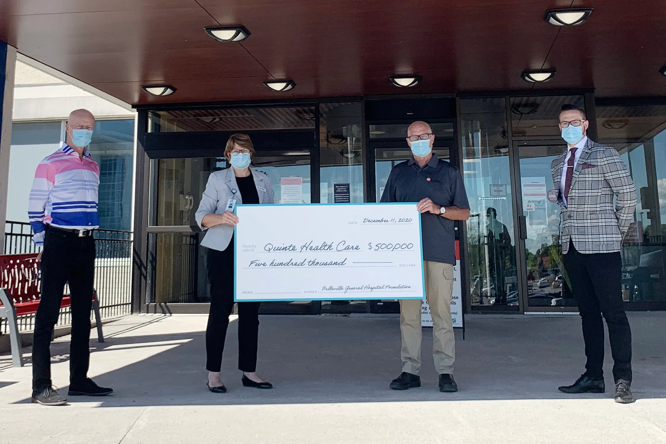 BGHF steps up with another $500,000 toward Quinte Health Care