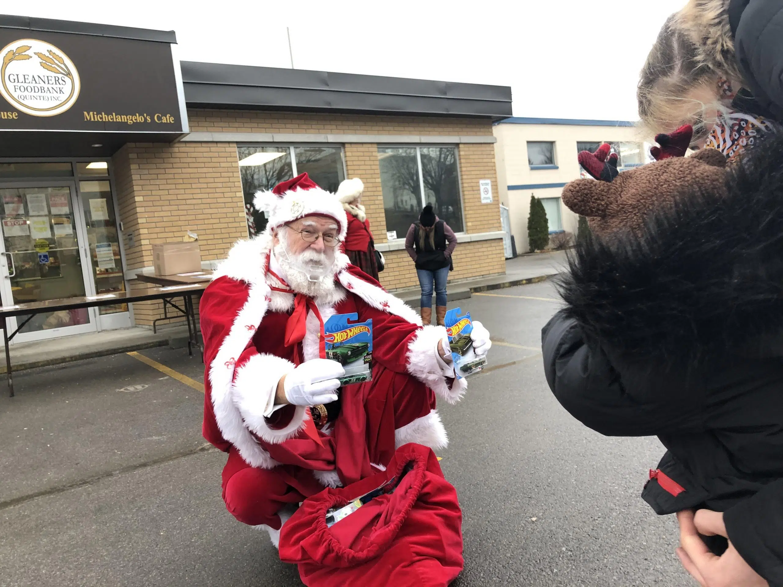 Santa giving back in more ways than one