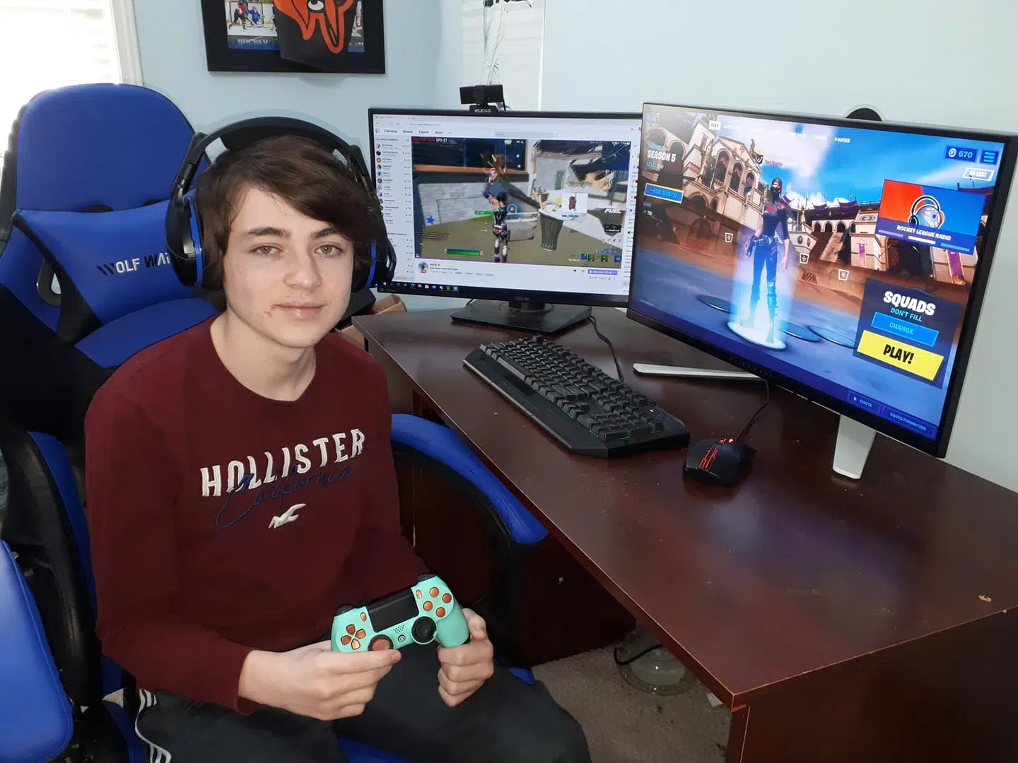 Local gamer teaming up with Fortnite pro and NFL star for charity