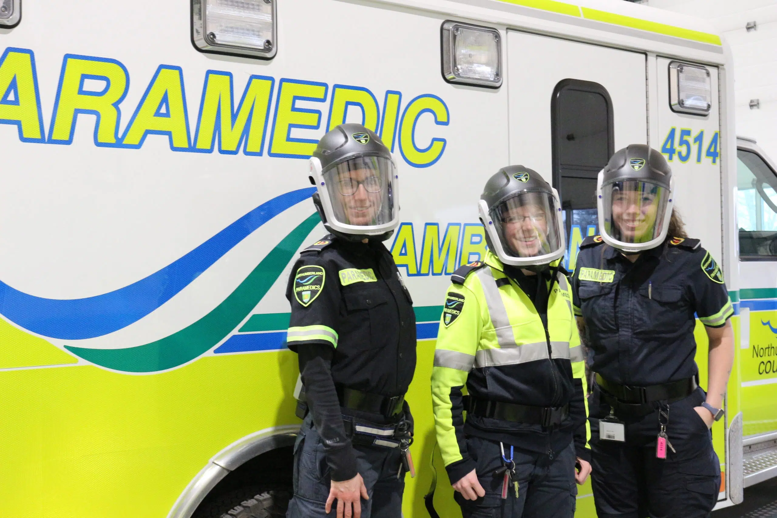 New protective gear for Northumberland Paramedics