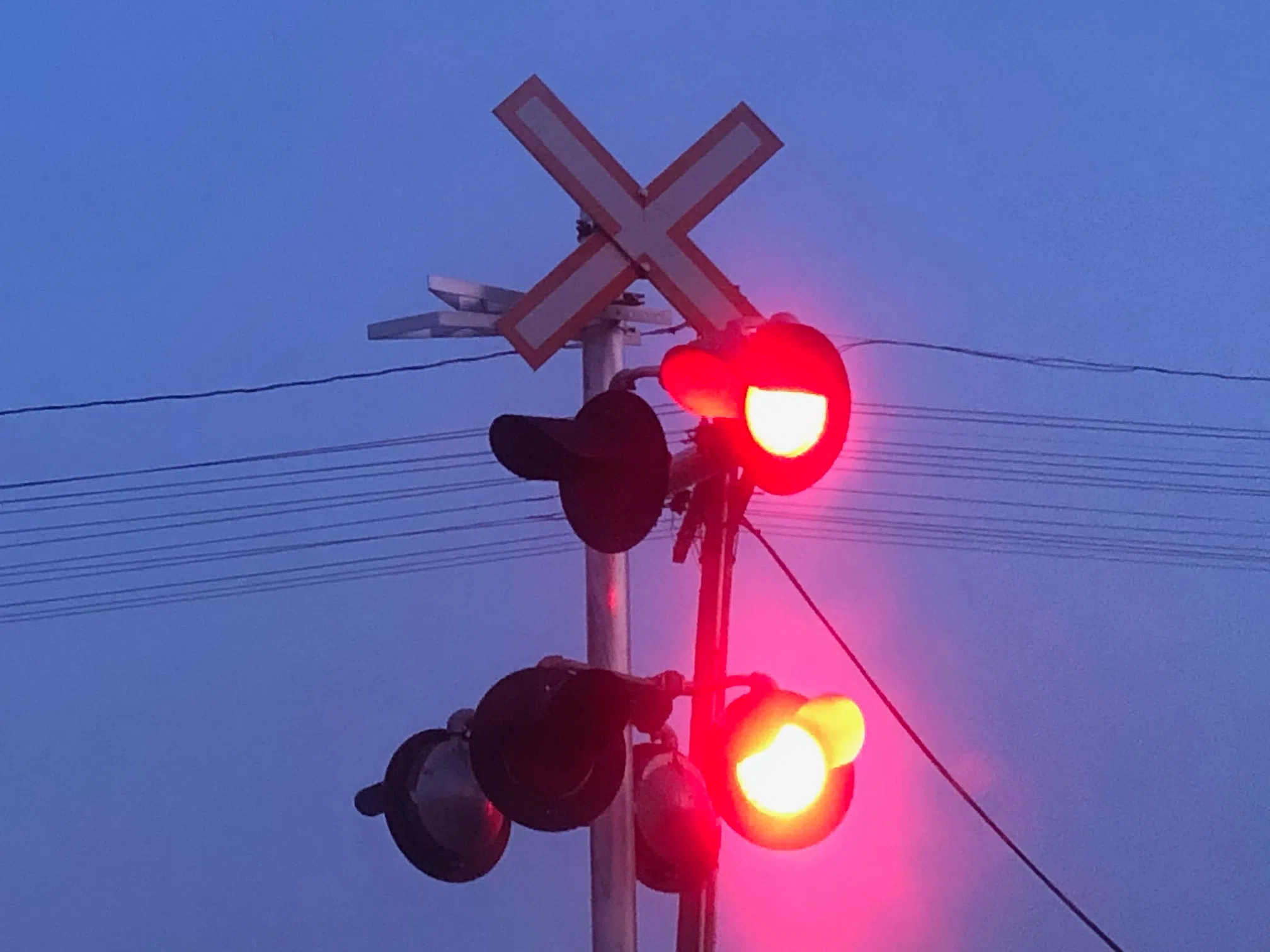 Collision on railway tracks