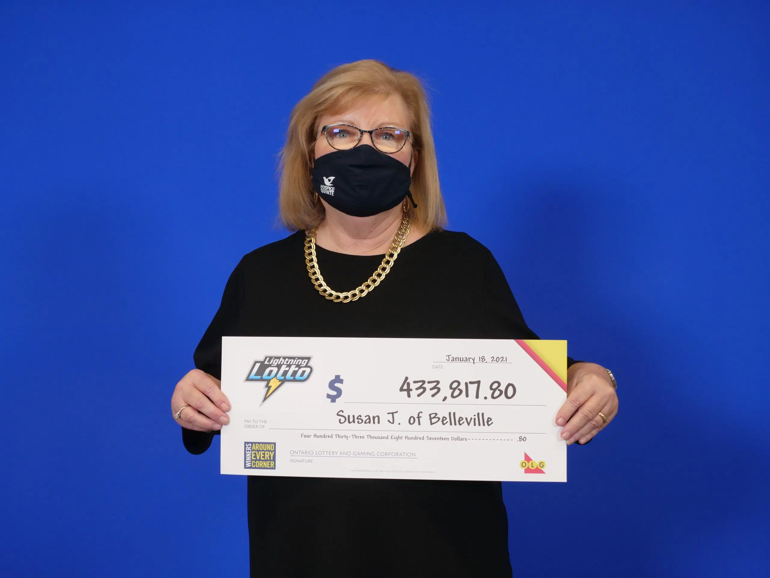 Big lotto win for Belleville woman