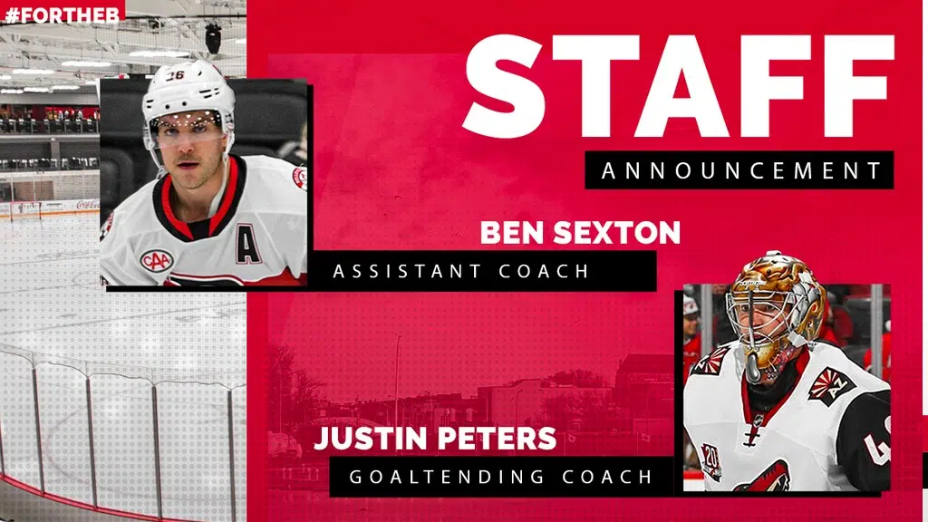 B-Sens bring back Ben Sexton and hire Justin Peters to bolster coaching staff