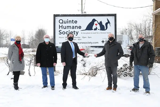 Belleville makes another $50,000 contribution to Quinte Humane Society