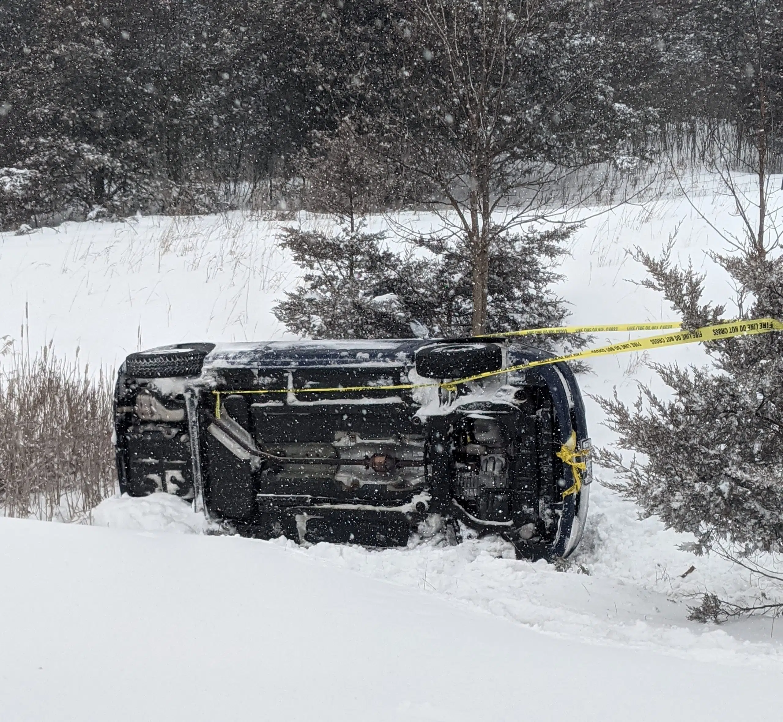 Sloppy roads lead to a few incidents on Highway 401