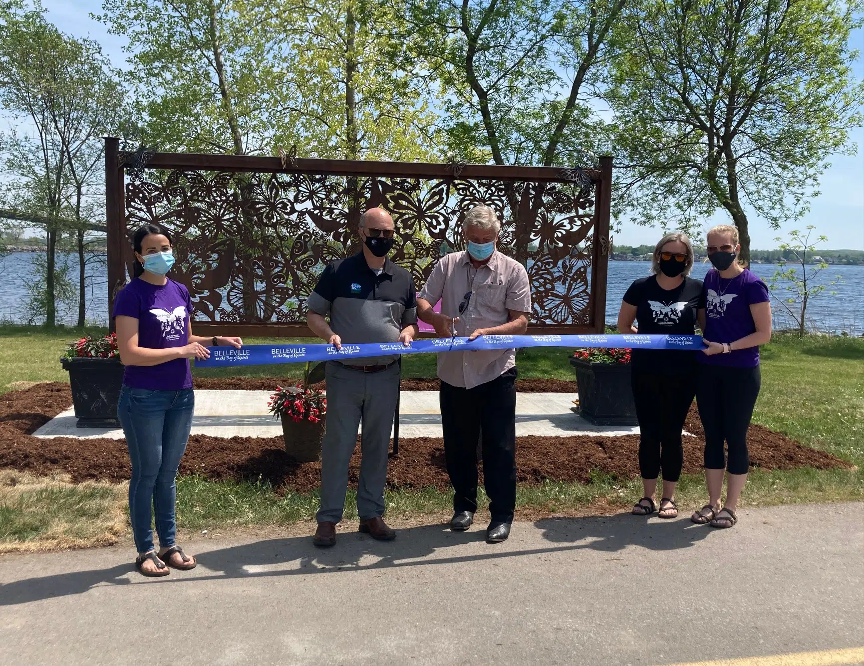 Butterfly Run Monument unveiled at Zwick's Park