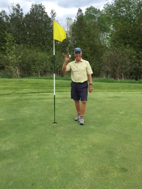 Local man scores hole in one on opening day for golf