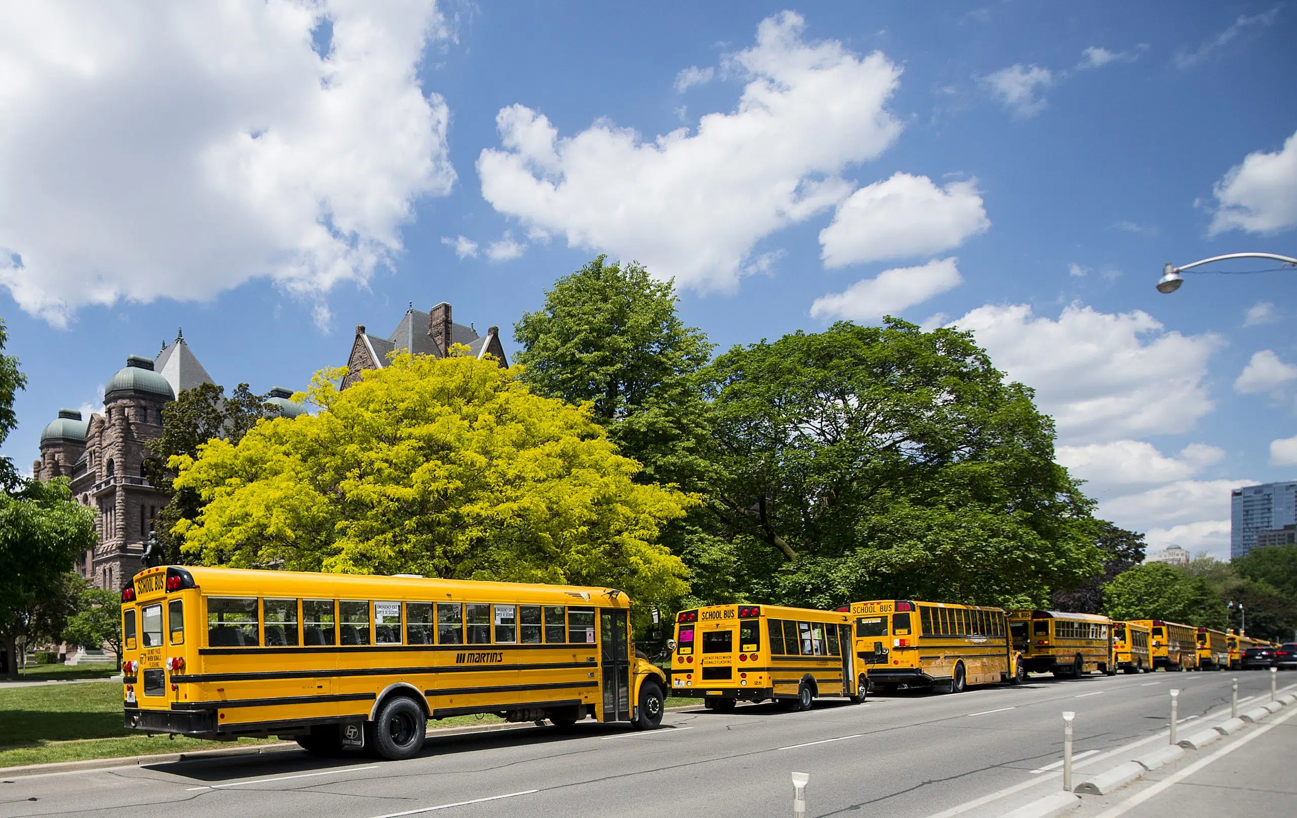 Another school bus rally