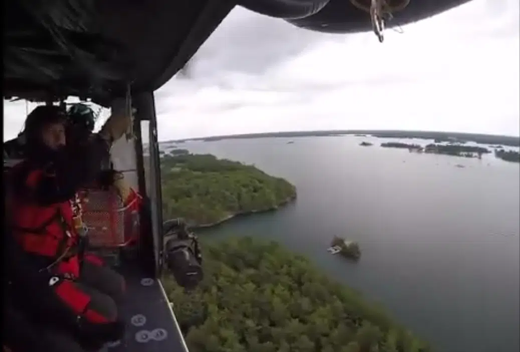 Hiker rescued in Algonquin Park by crews from 424 Squadron in Trenton