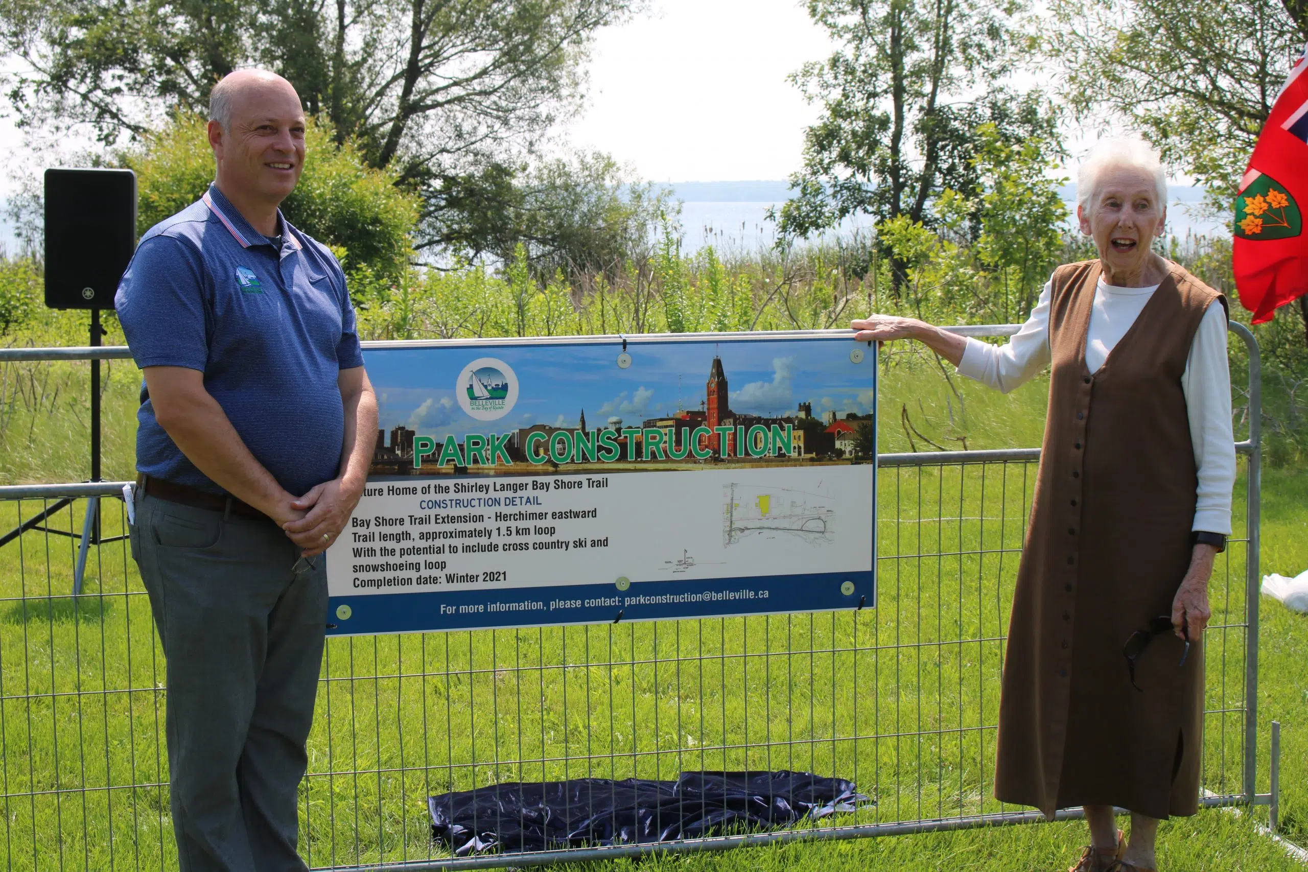 Former mayor hopes trail dedication will continue her commitment to environmentalism