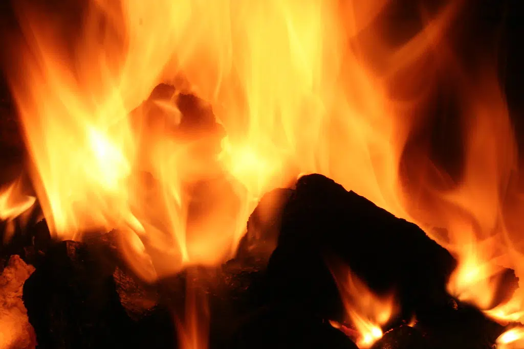 Barn fire in Tweed