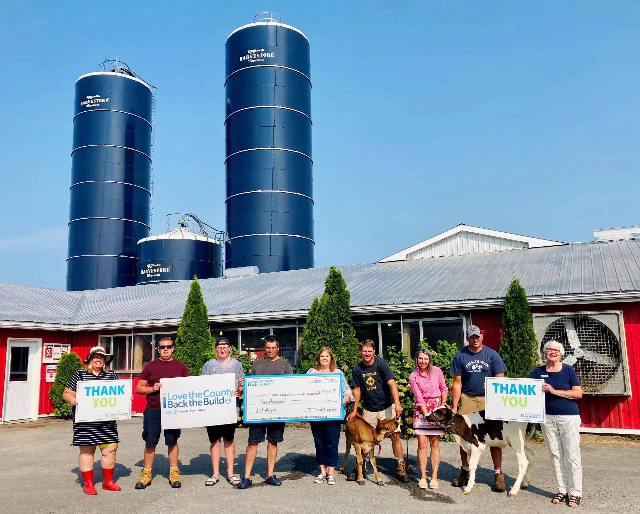 PEC farmers make donation to new hospital campaign