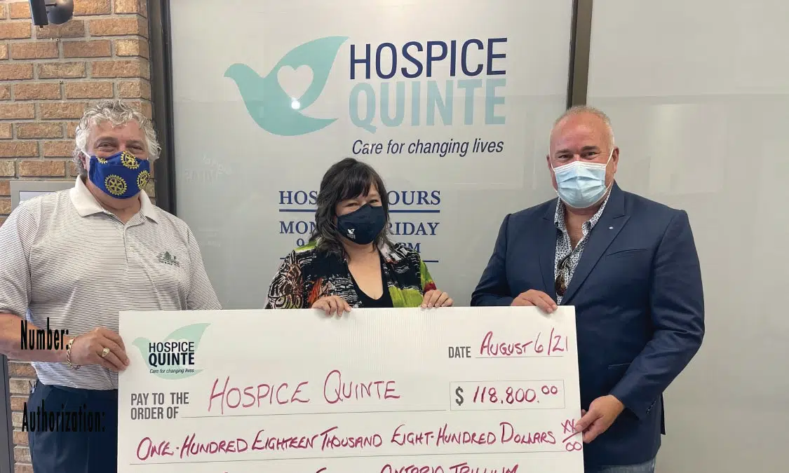 RELEASE: Trillium funding for Hospice Quinte