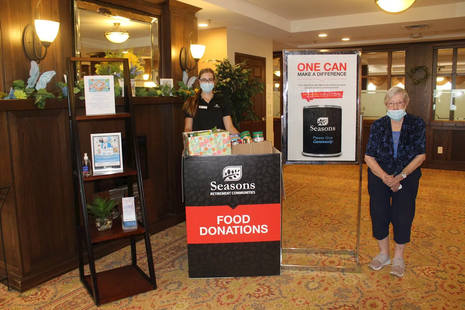 RELEASE: Trenton retirement community backs local food bank