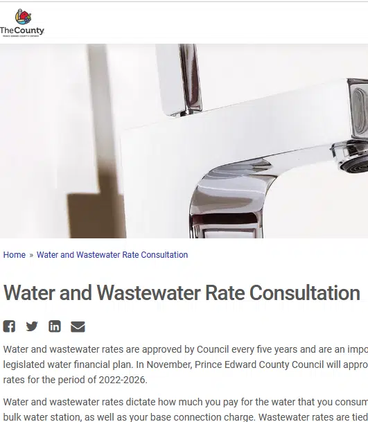 PEC wants to hear opinions on proposed water/wastewater rates