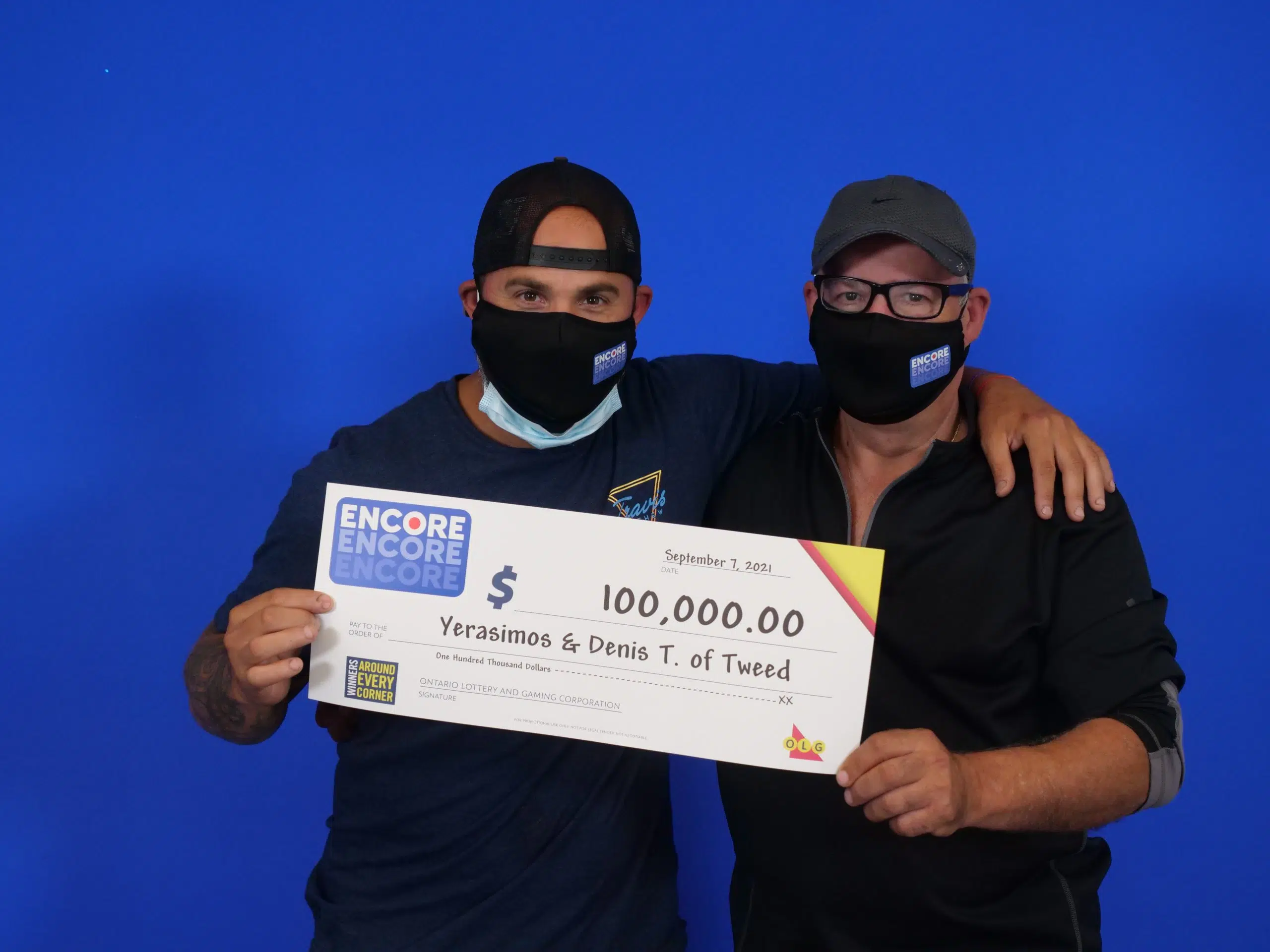 Dad and son share lottery prize